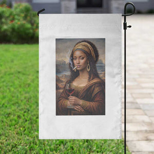 Funny Black Mona Lisa Garden Flag Melanin Queen Black History Month TS12 Print Your Wear