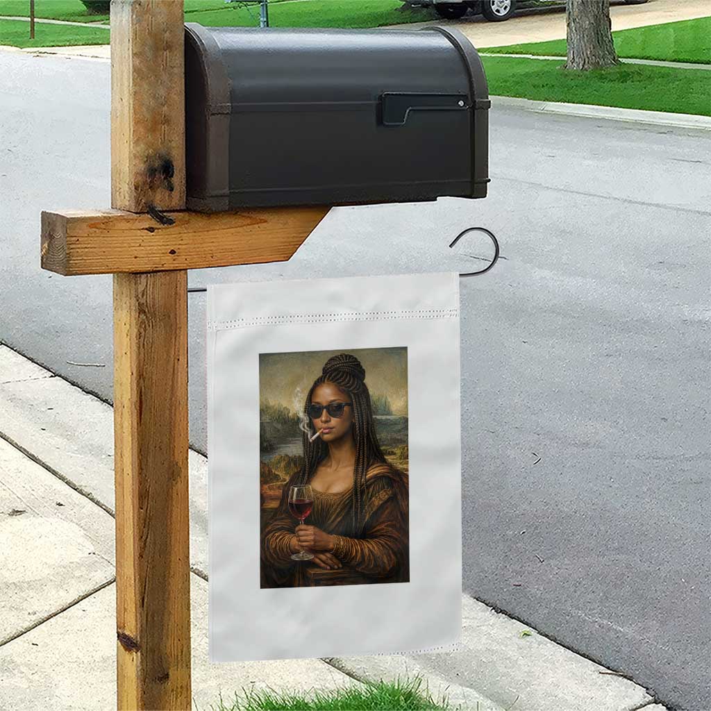 Black Mona Lisa African American Garden Flag Black History Month TS12 Print Your Wear