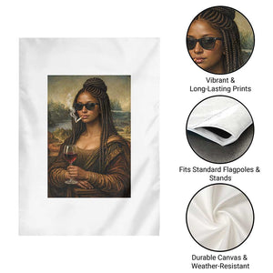 Black Mona Lisa African American Garden Flag Black History Month TS12 Print Your Wear