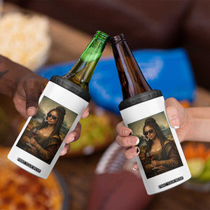 Black Mona Lisa African American 4 in 1 Can Cooler Tumbler Black History Month TS12 Print Your Wear