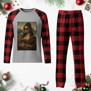 Black Mona Lisa African American Plaid Pajama Set Black History Month TS12 Buffalo Plaid Print Your Wear