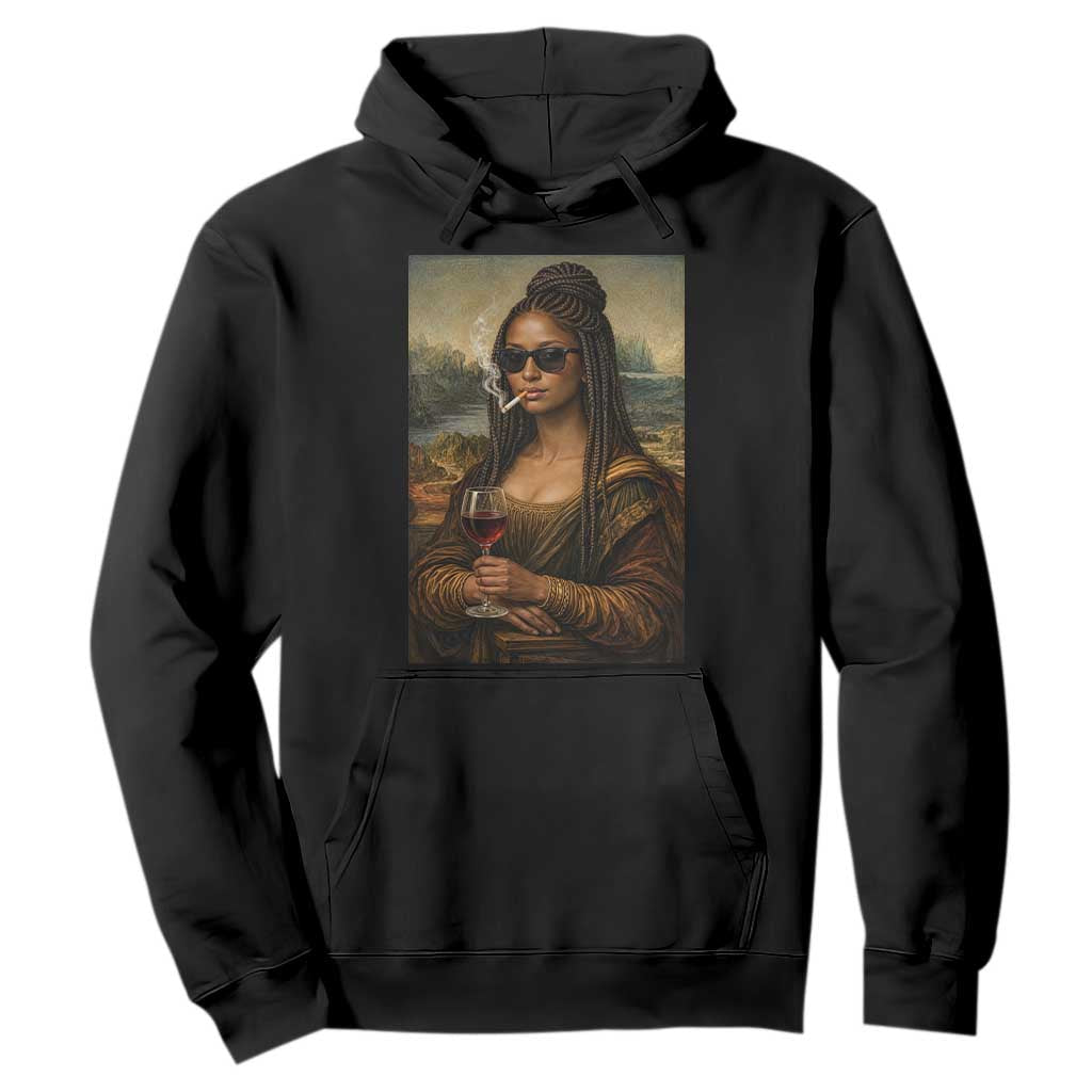 Black Mona Lisa African American Hoodie Black History Month TS12 Black Print Your Wear