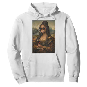 Black Mona Lisa African American Hoodie Black History Month TS12 White Print Your Wear