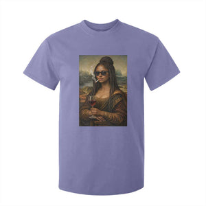 Black Mona Lisa African American T Shirt For Kid Black History Month TS12 Violet Print Your Wear