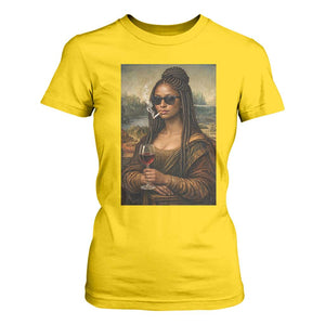 Black Mona Lisa African American T Shirt For Women Black History Month TS12 Daisy Print Your Wear