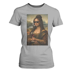 Black Mona Lisa African American T Shirt For Women Black History Month TS12 Sport Gray Print Your Wear