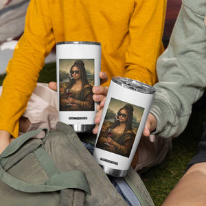 Black Mona Lisa African American Tumbler Cup Black History Month TS12 Print Your Wear