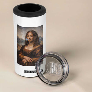 Funny Black Mona Lisa 4 in 1 Can Cooler Tumbler African American Pride TS12 Print Your Wear