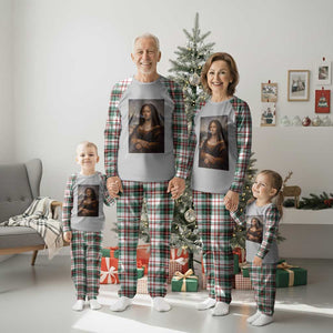 Funny Black Mona Lisa Plaid Pajama Set African American Pride TS12 Christmas Plaid Print Your Wear