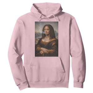 Funny Black Mona Lisa Hoodie African American Pride TS12 Light Pink Print Your Wear