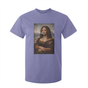 Funny Black Mona Lisa T Shirt For Kid African American Pride TS12 Violet Print Your Wear