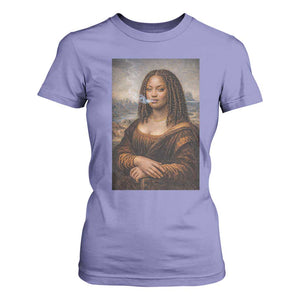 Funny Black Mona Lisa T Shirt For Women African American Pride TS12 Violet Print Your Wear