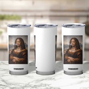 Funny Black Mona Lisa Tumbler Cup African American Pride TS12 Print Your Wear
