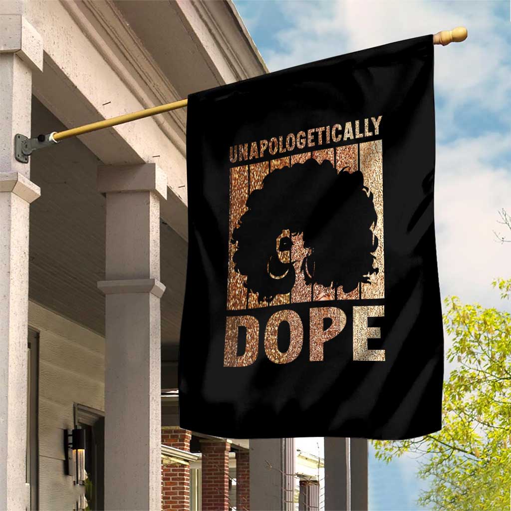 Melanin Queen Glitter Print Garden Flag Unapologetically Dope TS12 Print Your Wear