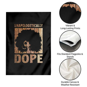 Melanin Queen Glitter Print Garden Flag Unapologetically Dope TS12 Print Your Wear