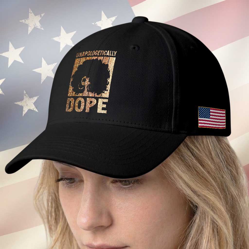 Melanin Queen Glitter Print Baseball Cap Unapologetically Dope TS12 Print Your Wear