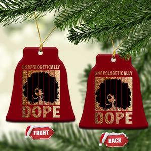 Melanin Queen Glitter Print Ceramic Ornament Unapologetically Dope TS12 Print Your Wear