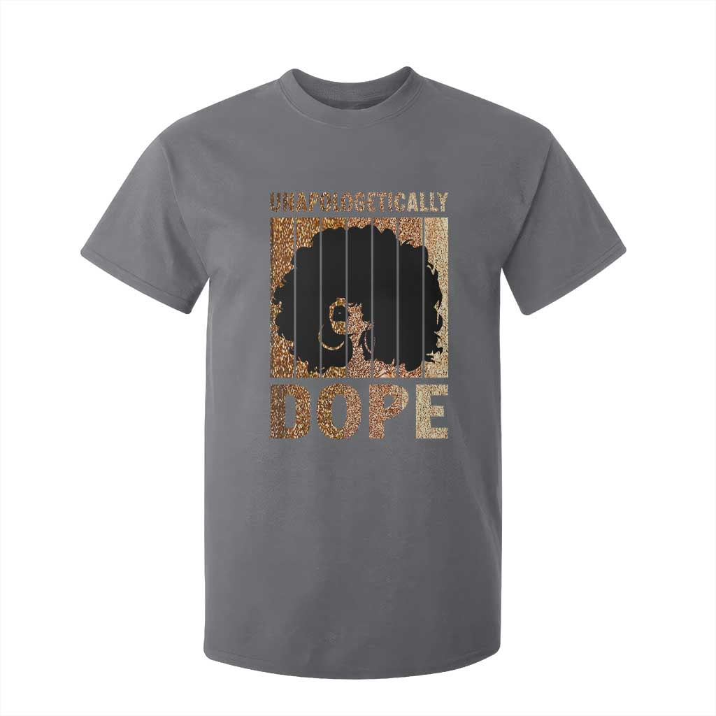 Melanin Queen Glitter Print T Shirt For Kid Unapologetically Dope TS12 Charcoal Print Your Wear