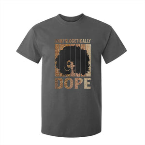 Melanin Queen Glitter Print T Shirt For Kid Unapologetically Dope TS12 Dark Heather Print Your Wear