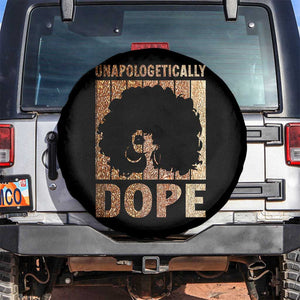 Melanin Queen Glitter Print Spare Tire Cover Unapologetically Dope TS12 No hole Black Print Your Wear