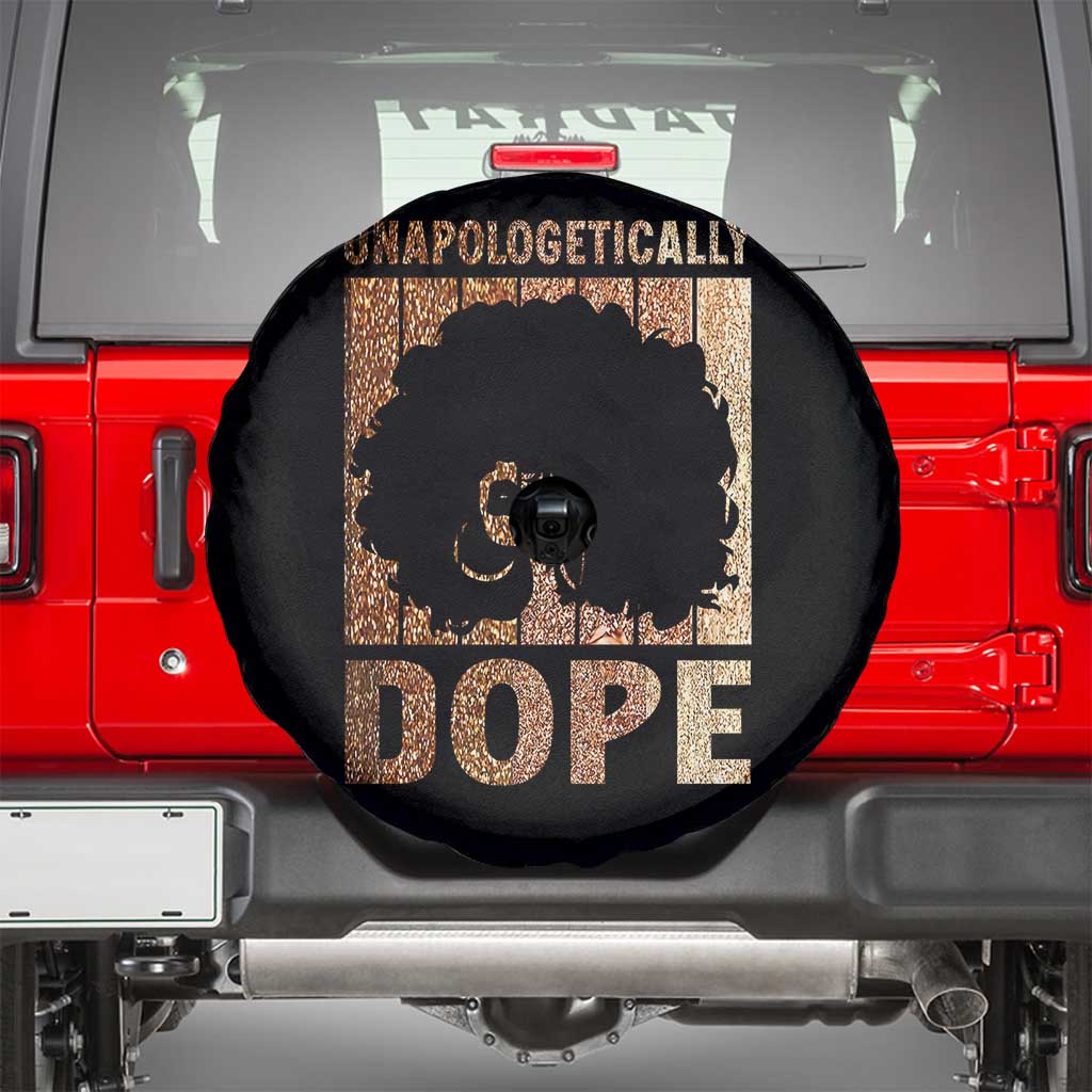 Melanin Queen Glitter Print Spare Tire Cover Unapologetically Dope TS12 Black Print Your Wear