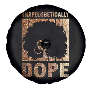 Melanin Queen Glitter Print Spare Tire Cover Unapologetically Dope TS12 Print Your Wear