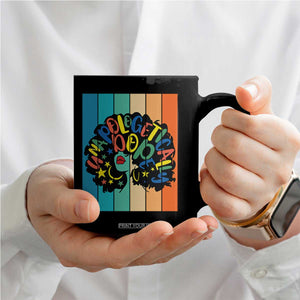 Black Girl Magic Pride Coffee Mug Unapologetically Dope Retro Sunset TS12 Print Your Wear