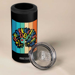 Black Girl Magic Pride 4 in 1 Can Cooler Tumbler Unapologetically Dope Retro Sunset TS12 Print Your Wear