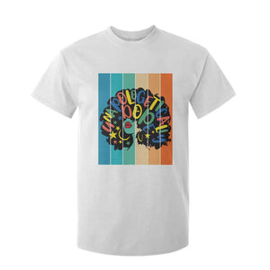 Black Girl Magic Pride T Shirt For Kid Unapologetically Dope Retro Sunset TS12 White Print Your Wear