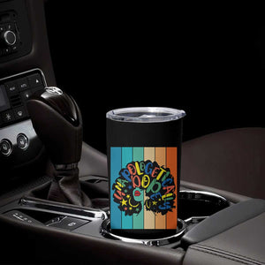 Black Girl Magic Pride Tumbler Cup Unapologetically Dope Retro Sunset TS12 Print Your Wear
