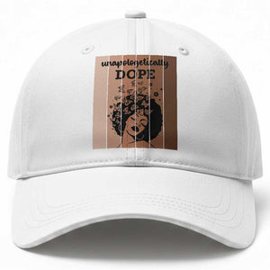 Inspirational Black Women Gift Baseball Cap Unapologetically Dope TS12 Print Your Wear