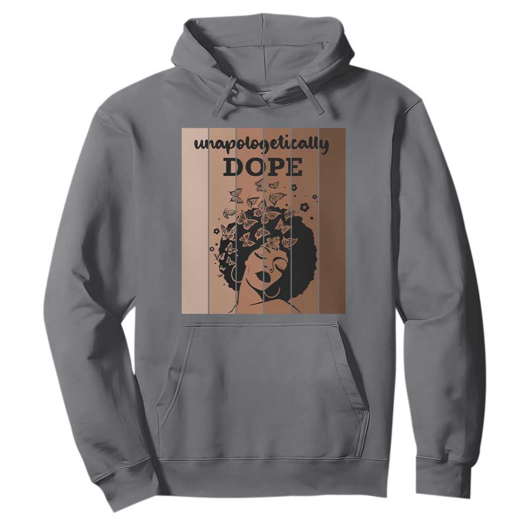 Inspirational Black Women Gift Hoodie Unapologetically Dope TS12 Charcoal Print Your Wear