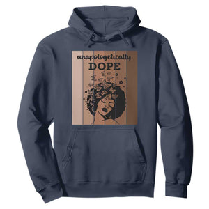 Inspirational Black Women Gift Hoodie Unapologetically Dope TS12 Navy Print Your Wear