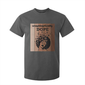 Inspirational Black Women Gift T Shirt For Kid Unapologetically Dope TS12 Dark Heather Print Your Wear