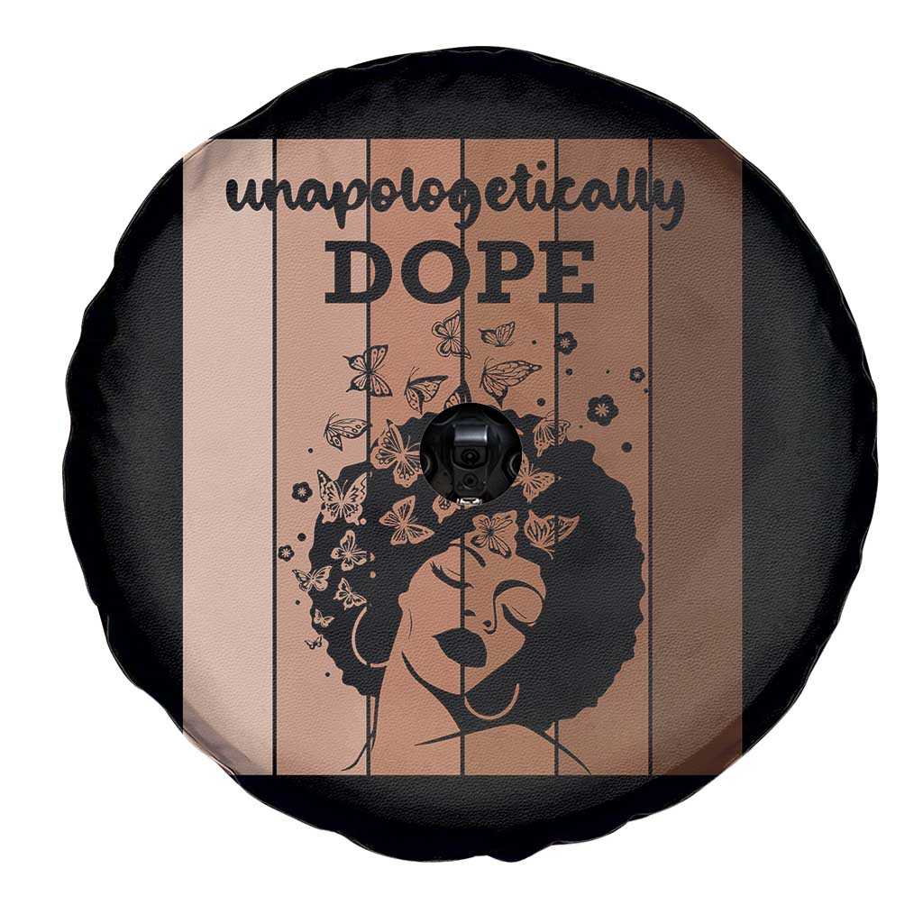Inspirational Black Women Gift Spare Tire Cover Unapologetically Dope TS12 Print Your Wear