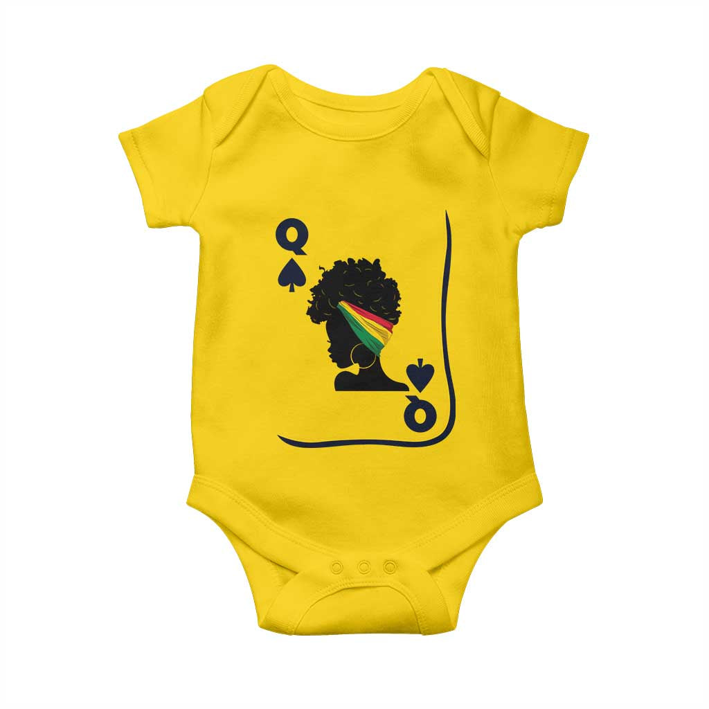 Black Woman Gift Baby Onesie Melanin Queen Card TS12 Daisy Print Your Wear