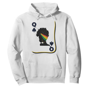 Black Woman Gift Hoodie Melanin Queen Card TS12 White Print Your Wear