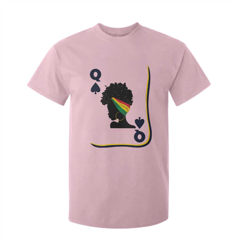 Black Woman Gift T Shirt For Kid Melanin Queen Card TS12 Light Pink Print Your Wear