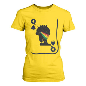 Black Woman Gift T Shirt For Women Melanin Queen Card TS12 Daisy Print Your Wear