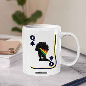 Black Woman Gift Coffee Mug Melanin Queen Card TS12 Print Your Wear