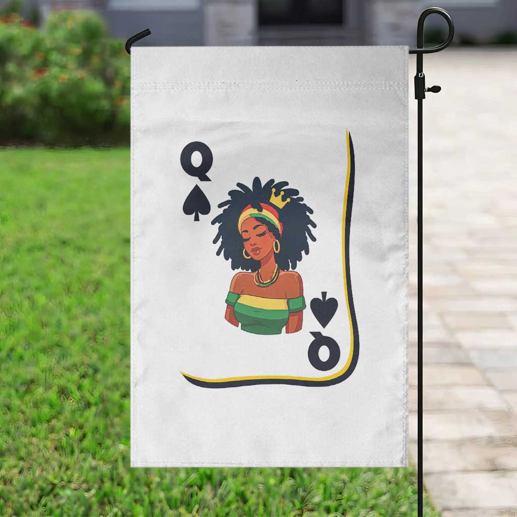 Queen Of Spades Black Girl Garden Flag African American Women Pride TS12 Print Your Wear