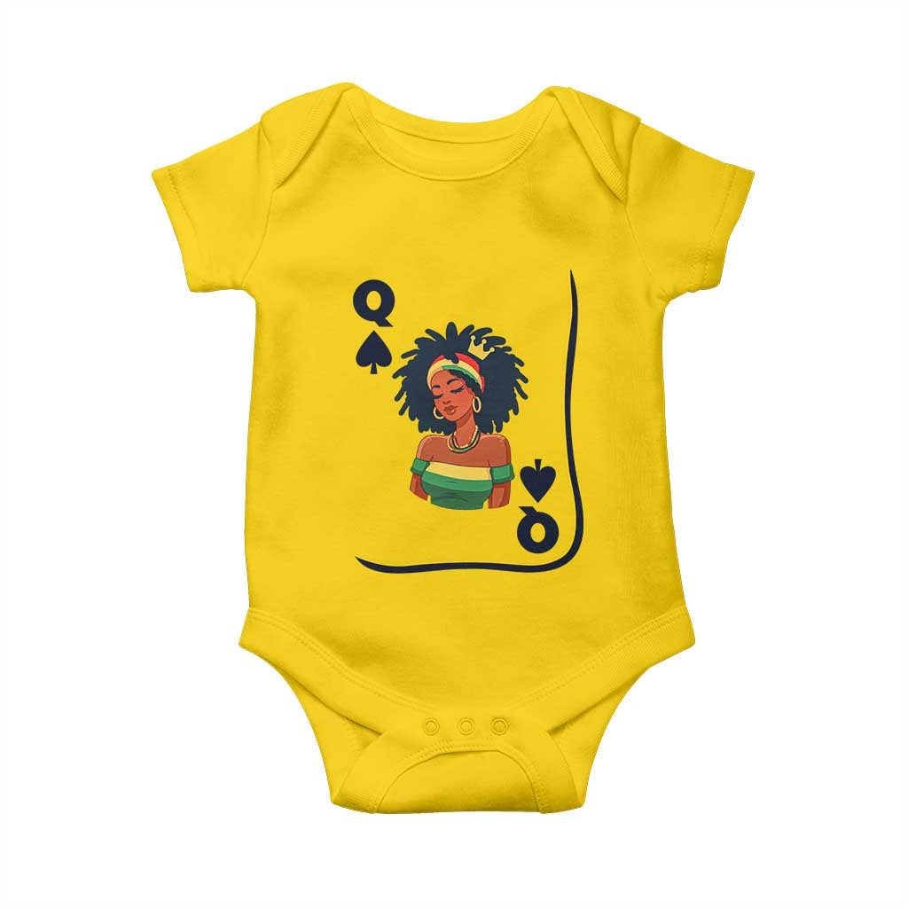 Queen Of Spades Black Girl Baby Onesie African American Women Pride TS12 Daisy Print Your Wear