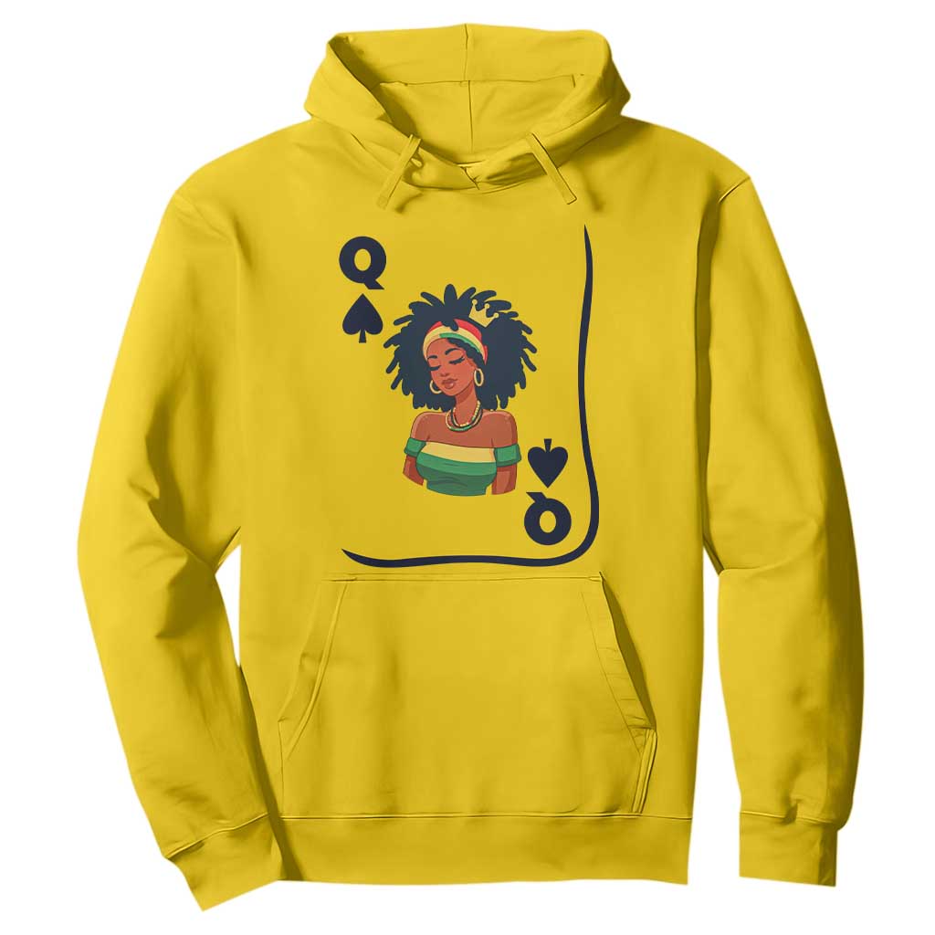 Queen Of Spades Black Girl Hoodie African American Women Pride - Print Your Wear