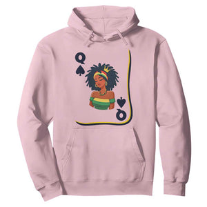 Queen Of Spades Black Girl Hoodie African American Women Pride TS12 Light Pink Print Your Wear