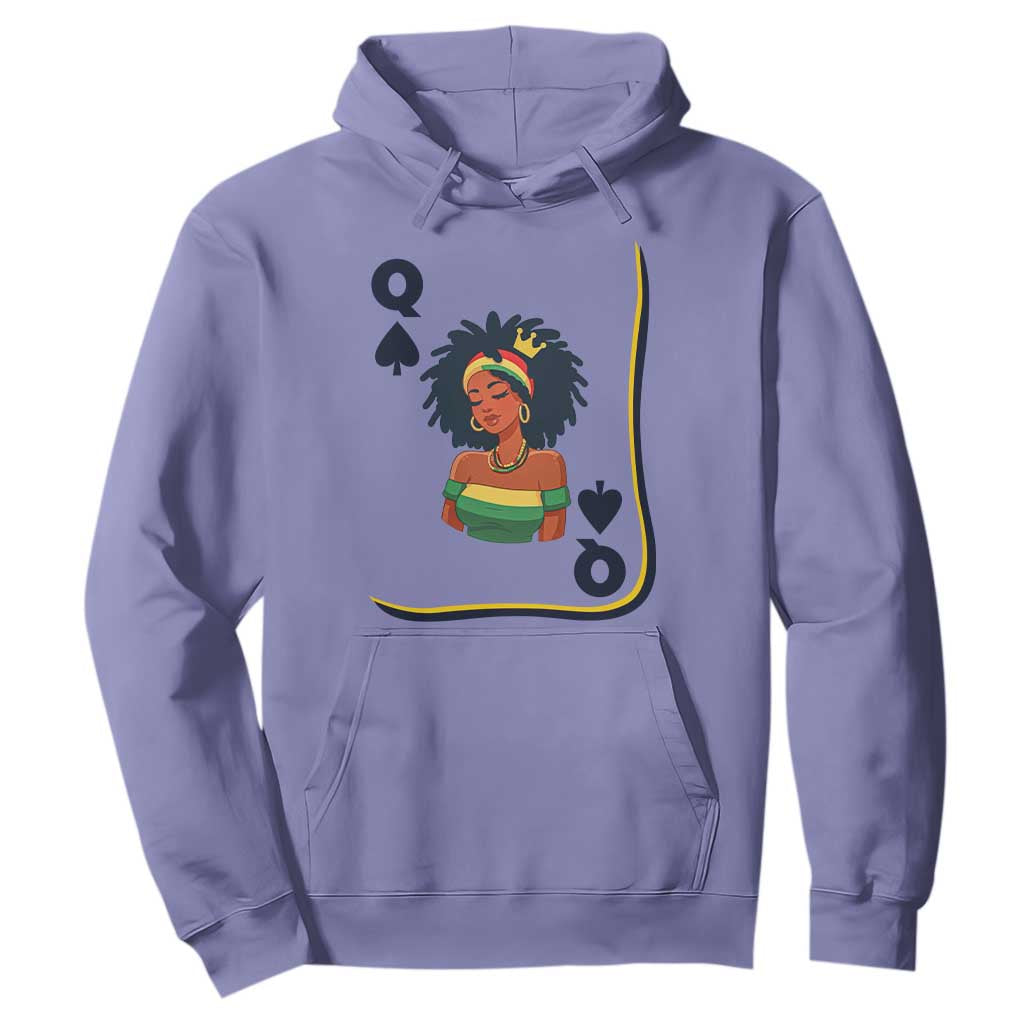 Queen Of Spades Black Girl Hoodie African American Women Pride TS12 Violet Print Your Wear