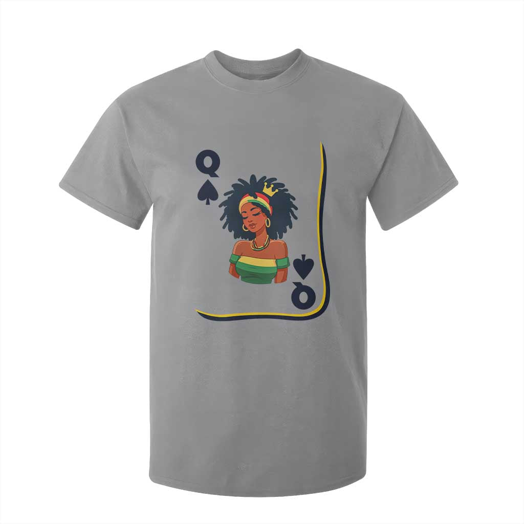 Queen Of Spades Black Girl T Shirt For Kid African American Women Pride TS12 Sport Gray Print Your Wear
