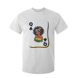 Queen Of Spades Black Girl T Shirt For Kid African American Women Pride TS12 White Print Your Wear