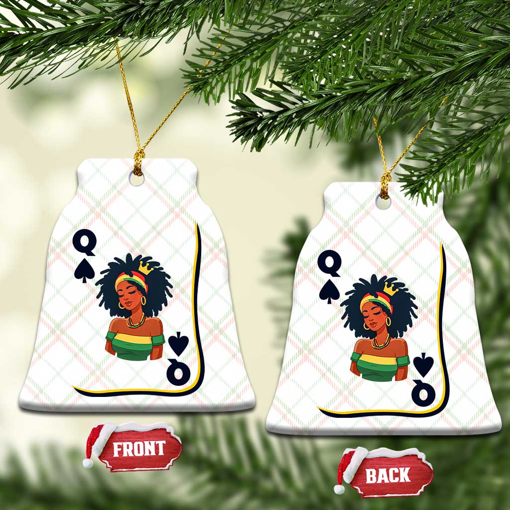 Queen Of Spades Black Girl Ceramic Ornament African American Women Pride TS12 Print Your Wear
