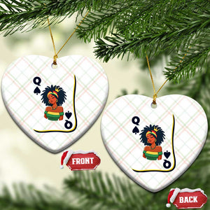 Queen Of Spades Black Girl Ceramic Ornament African American Women Pride TS12 Print Your Wear