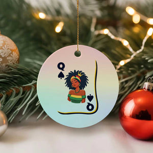 Queen Of Spades Black Girl Ceramic Ornament African American Women Pride TS12 1pc Pastel Print Your Wear